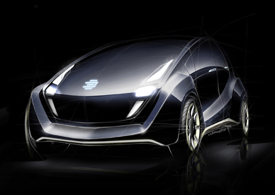 More concept cars for Geneva The EDAG a black blob in basalt fiber