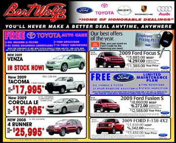 Ford dealer advertising #2