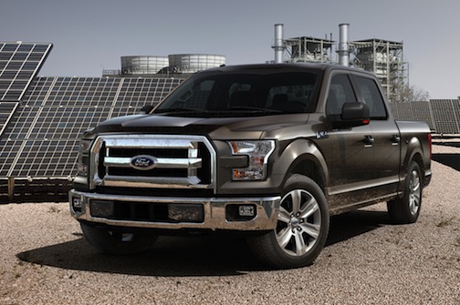 2015 Ford F-150, front-view