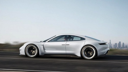 Porsche-Mission-E-Concept-side