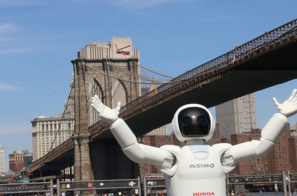 ASIMO at Brooklyn Bridge Park
